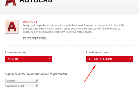 免费获取AutoCAD三年授权