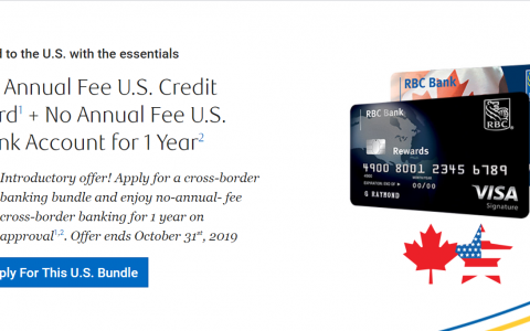 使用RBC Cross Border US Dollar Account给美国信用卡还款